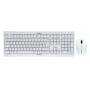 Cherry - CHERRY DW 3000 - Tastatur-und-Maus-Set - kabellos - 2.4 GHz - Deutsch - Tastenschalter: CHERRY LPK - wei [DE-Version, German Keyboard]
