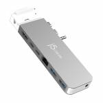 J5create - j5create JTS427-N Multi-Winkel Dual 4K Dockingstation - Notebook- & Tablet-Stnder - Grau - Aluminium - 40,6 cm (16 ) - Wi