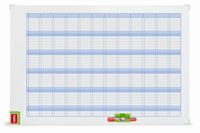 Kensington - NOBO Performance Year Planner (W) 900 x (H) 600 mm 12 个月内一年，白色，磁性，可写 (3048001)