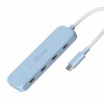 J5 Create - jj5create Umweltfreundlicher USB-C-zu-Hub Typ C Gen 2 mit 4 Anschlssen, USB 3.2 Gen 1 (3.1 Gen 1) Ty (USB-C, 4 Ports) Blau