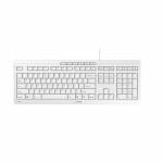 Cherry - CHERRY TAS STREAM KEYBOARD Corded EU-Layout wei/grau [DE-Version, German Keyboard]