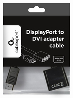 Gembird A-dpm-vgaf-02 Displayport Vga Schwarz Kabelschnittst 1