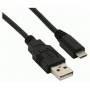 Inline - Micro-USB 2.0 Kabel USB-A an Micro-B - black, 1m (31710)