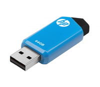  "Hp-HP v150w USB flash drive 64 GB USB Type-A 2.0 Black - Blue (HPFD150W-64)-Hp Inc-Hardware/Electronic"