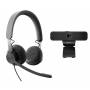 Logitech - Kit de colaboracin de vdeo personal cableado - Kit de videoconferencia (991-000338)