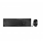  "Cherry-CHERRY DW 9500 SLIM keyboard Mouse included RF Wireless + Bluetooth QWERTZ Czech, Slovakian Black, Grey-Cherry-Hardware/Electronic"