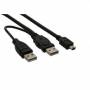  "Inline-USB Anschlusskabel 2xA/S - B mini 5pol/S 1,0m (33107X)-Inline-Hardware/Electronic"