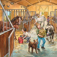 Ravensburger 09237 - Mein Reiterhof, 3 X 49 Teile Puzzle 2