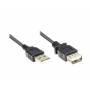 Good Connections - USB-A 2.0 (ST-BU) 1,8m Verlngerungskabel Schwarz