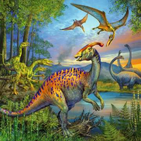 Ravensburger 09317 - Faszination Dinosaurier, Puzzle, 3x49 T 3