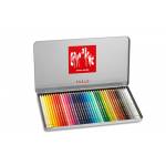 Kleurpotloden Caran D'ache Pablo 40 Potloden - CARAN D'ACHE Buntstifte PABLO, 40er Metalletui aus Zedernholz, hexagonaler Schaft, Minenstrke: 3,8 mm, - 1 Stck (666