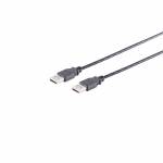 Shiverpeaks - S/ CONN maximum connectivity USB High Speed 2.0 cable, A/A plug, USB 2.0, black, 0, 5m (13-22015)