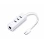 Tp-link - 3-Port-USB3.0-Hub & Gigabit-Ethernet-Adapter, USB-Hub