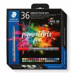 Staedtler - MultiInk Pigment Arts brush pen 36er-Set sort. retail