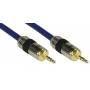 Inline - InLine Premium-音频线-迷你电话立体声 3、5 mm (M)-迷你电话立体声 3、5 mm (M)-50 cm-双层绝缘 (99954P)