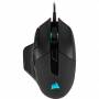 Corsair - Corsair Nightsword RGB mouse USB Optical 18000 DPI Right-hand