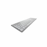 Cherry - CHERRY KW 9100 SLIM FOR MAC teclado USB + Bluetooth QWERTY Ingls Plata
