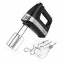 Princess - 222206 Hand-Mixer - Handmixer - Schwarz - Silber - Schlagen - Mixen - 1 m - Tasten - Leiter - Kunststoff (01.222206.01.001)