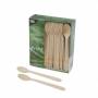 Papstar - PAPSTAR Holz-Kaffeelffel pure, Lnge: 110 mm, 100er aus natrlich hellem Birkenholz, biologisch abbaubar - 1 S