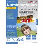 Genie - GENIE Laminiertaschen 50 A4 - Folien 125 Mic.