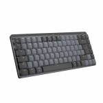 Logitech - Master Series MX Mechanical Mini for Mac - Tastatur - hinterleuchtet - kabellos - Bluetooth LE - QWERTY - US International - Tas [DE-Version, German Keyboard]
