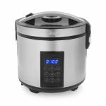 Tristar Rk-6138 Dampfgarer Mit Display, Reiskochfunktion, An - Tristar RK-6138 Steamer with Display, Rice Cooking Function, Non-Stick Coating, Measuring Cup, Timer Function Steel (RK-6138)