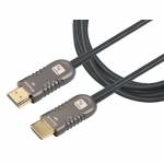 Techly - GmbH HDMI2.0 AOC Fiber Cable 30 m, The Active High Speed HDMI Audio Video Cable is characterized by a copper and G structure