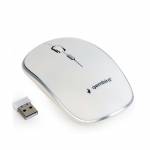 Gembird - GEMBIRD mouse OPT WIRELESS 4 buttons incl. nano USB white