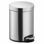 Helit - helit Tret-Abfalleimer Classic, 20 Liter, silber aus Edelstahl, rund, Anti-Fingerprint, herausnehmbarer - 1 Stck (H24036