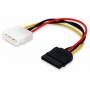Equip - Stromversorgung Adapter 4-polig(M)->15PIN SATA ( Polybeutel
