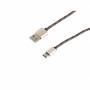9m Usb Ladekabel Usb A-st Auf Usb C-st Nylon Gr?n 0 (14-5008 - S-Conn 14-50080 0.9m USB A USB C Mle Mle Marron cble USB