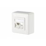 Metz Connect - METZ CONNECT - Wandabdeckplatte - 2 Module - Pure White, RAL 9010 (1309150002-E)