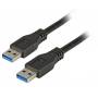 Efb - USB3.0 Anschlusskabel A-A,St.-St.,3.0m,schwarz,Premium