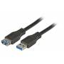 Efb - USB3.0 Anschlusskabel A-A,St.-St.,1m,schwarz,Classic