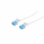 Diverse 2 - Patchkabel RJ45 UTP(U/UTP).10m weiss, CAT6, PVC, slimline d=3.5mm,