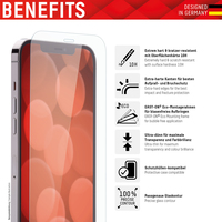 E.v.i. - DISPLEX Real Glass - Bildschirmschutz fr Handy - 2D - fr Apple iPhone 6, 6s, 7, 8, SE (2. Generation) (01252)