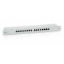 Equip - 19 Patchpanel 16x RJ45 Cat6 FTP Premium 1HE hellgrau