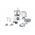 Bosch - Bosch MultiTalent 8 food processor 1100 W 3.9 L Translucent, White Built-in scales