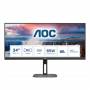 Aoc - U34V5C - 86,40cm (34) WQHD Monitor, Lautsprecher, hhenverstellbar (3440x1440, 100 Hz, DisplayPort, HDMI, USB-C, USB Hub) 