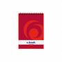 Herlitz - Spiralnotizblock A6 50 Blatt kariert