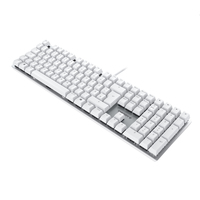 Cherry - CHERRY KC 200 MX keyboard USB QWERTZ German Silver, White
