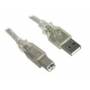  "Inline-InLine 34510T 1m USB A USB B Transparent USB cable-Inline-Hardware/Electronic"
