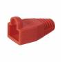 Tecline - Knickschutztlle fr Modularstecker RJ45, fr Rundkabel, rot, VE: 10 Verhindert Beschdigungen am Stecker (3