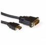 Act - Conversion cable HDMI A male to DVI-D male 5,00 m. Length: 5 m Hdmi a - dvi d sl m/m 5.00m (AK3742)