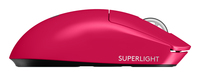 Logitech - G PRO X SUPERLIGHT 2 - Maus - Gaming - optisch - 5 Tasten - kabellos - 2,4 GHz - USB Logitech LIGHTSPEED Empf�nger - pink (