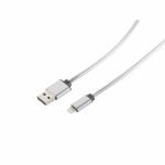 S-conn 14-13001 1m Usb A Lightning Silber Handykabel (14-130 - S-Conn 14-13001 cable de conector Lightning 1 m Plata