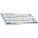 Logitech - G PRO X TKL - Tastatur - Gaming - Hintergrundbeleuchtung - kabellos - 2,4 GHz, Bluetooth - QWERTY - US International - Tastensch [DE-Version, German Keyboard]