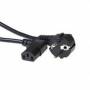 Act - ACT 230V connection cable schuko male (angled) - C13 (angled)