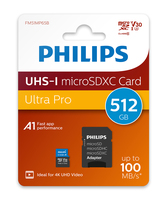 Philips Microsdxc Card 512gb Class 10 Uhs-i U3 Incl. Adapter 6