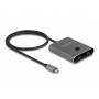 Delock - USB 10 Gbps USB Type-C SWT 2 auf 1 bidirektional 8K